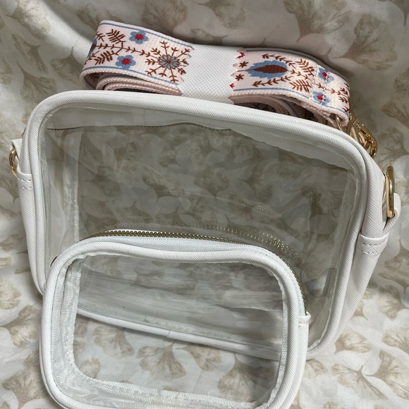 Clear White Women Bag Set - Picture 3 of 3